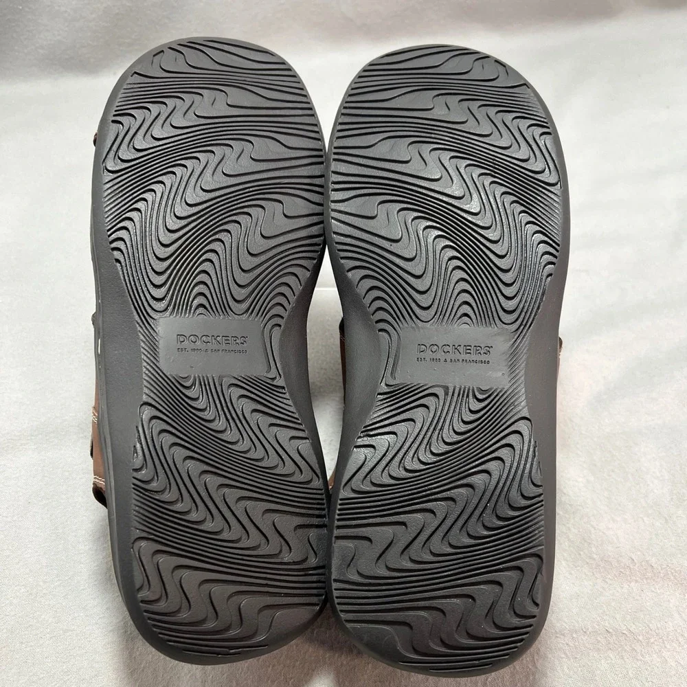 Dockers Searose Fisherman Sandals Rust Brown Memory Foam‎ Casual Gorpcore 13 M